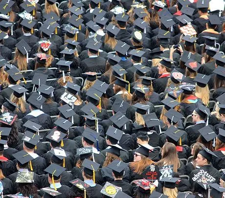 Graduation commencement celebrated with a drone show